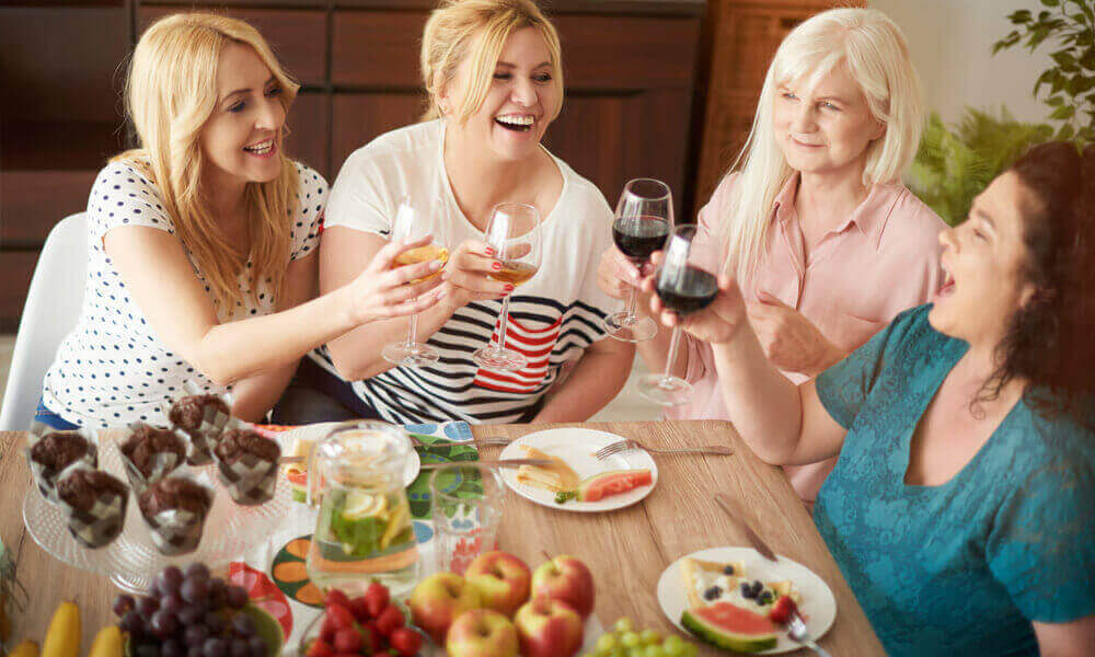 Déjeuner entre amies